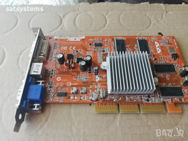 Видео карта ATi Radeon Asus A9250GE 256MB DDR 128bit AGP, снимка 5 - Видеокарти - 48065405