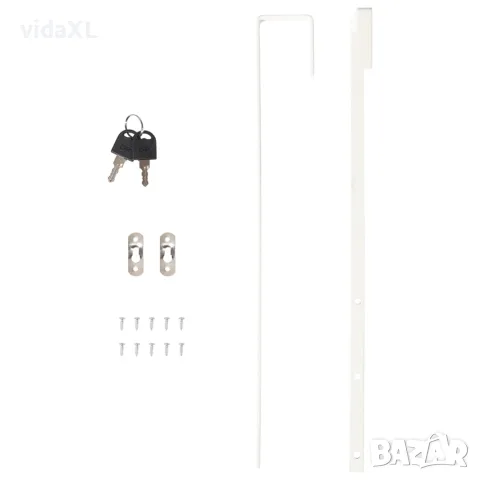 vidaXL Огледален шкаф за бижута, стенен монтаж, черен, 37,5x10x106 см, снимка 10 - Огледала - 56147323