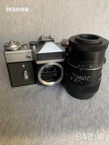 фотоапарат REVUEFLEX E с обектив REVUE PORST TELE 3,5 / 135 mm, снимка 7 - Фотоапарати - 42389662
