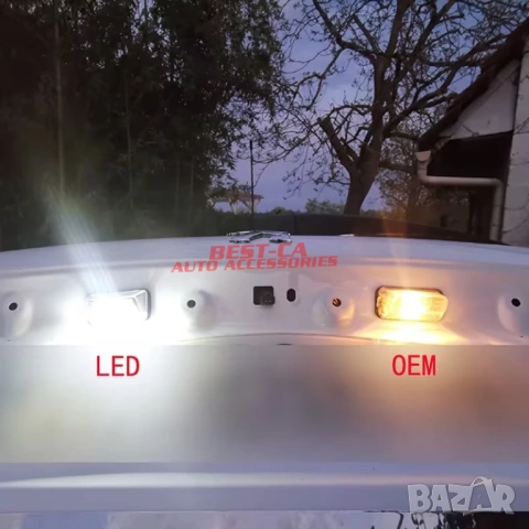 LED плафони за регистрационен номер подходящи за Peugeot и Citroen, снимка 8 - Аксесоари и консумативи - 53366708