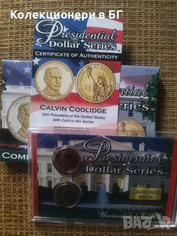СЕТ ОТ САЩ - „PRESIDENTIAL DOLLARS“ 2014 /виж описанието/, снимка 2 - Нумизматика и бонистика - 56057841