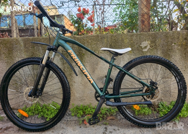 Алуминиев 27.5 цола XS размер 1x7 скорости Хидравлични дискови Princip, снимка 4 - Велосипеди - 52643213