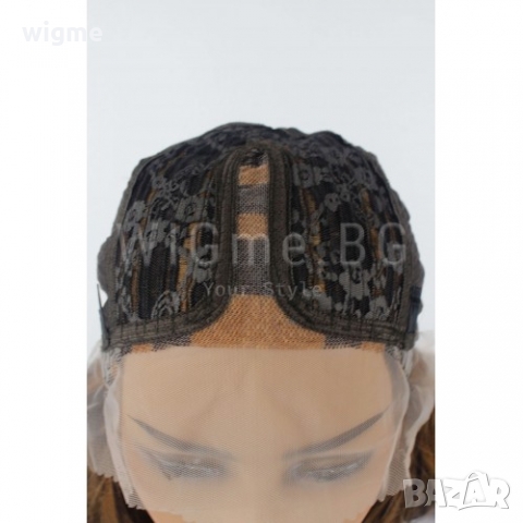 Дълга чуплива тъмнокестенява перука на кичури Парис, снимка 7 - Аксесоари за коса - 36057410