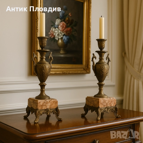 Антикварни свещници от XIX век