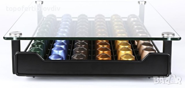 Поставка за кафемашина и капсули HiveNets Nespresso Coffee Capsule Holder for 60 Pieces, снимка 3 - Кафемашини - 44473170