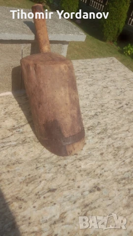 Стара дървена лопатка., снимка 7 - Антикварни и старинни предмети - 51119221