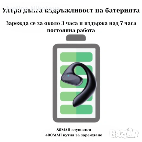 Безжични слушалки с AI превод 2 в 1 — превод в реално време, снимка 2 - Безжични слушалки - 53646381