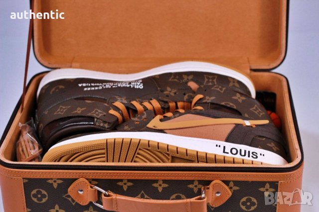 Nike Air Jordan 1 x Off-White x Louis Vuitton, снимка 13 - Маратонки - 36013179