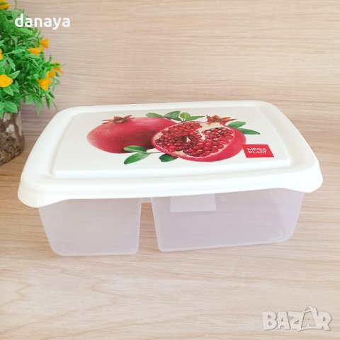 3149 Кутия за храна с 2 отделения, 500ml + 300ml, снимка 3 - Кутии за храна - 41286600