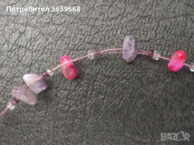 Колиета  с камъни х 10лв, снимка 4 - Колиета, медальони, синджири - 41836796