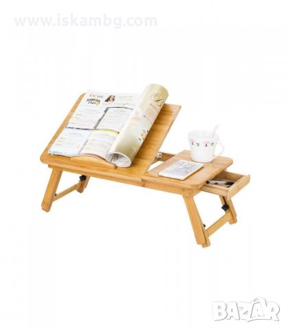 БАМБУКОВА МАСИЧКА ЗА ЛАПТОП С USB ОХЛАДИТЕЛ - код 1839