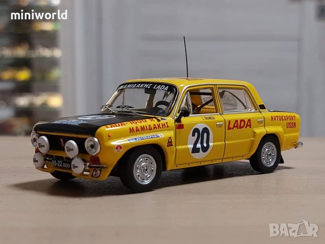 ВАЗ 21011 рали Акрополис 1978 - мащаб 1:43 на IXO моделът е нов в PVC дисплей-кейс