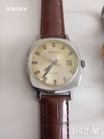 POLJOT De Luxe 23 Jewels,SLAVA 21 Jewels, SEIKO 5 Jewels 21 мъжки механични часовници , снимка 3 - Мъжки - 52847139