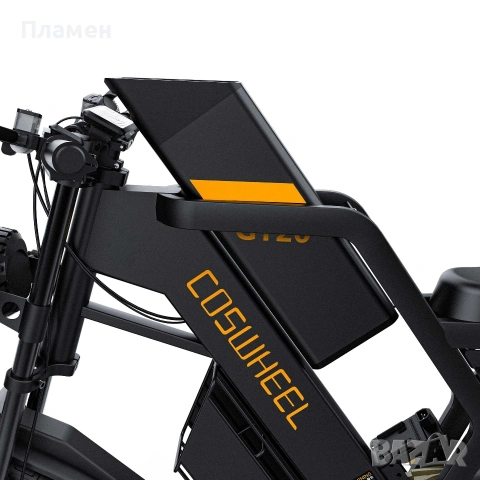 НОВО!! Електрически велосипед Coswheel GT20 Pro 3000W 48V/40Ah 55км.ч., снимка 10 - Велосипеди - 53292283