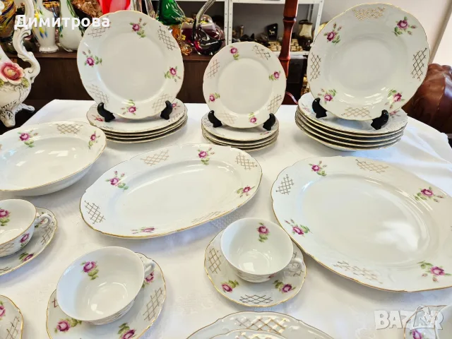 Сервиз за хранене и чай/ Чехословакия , снимка 11 - Сервизи - 56328884