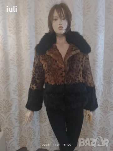 намаление на тигрово патенце естествен косъм , снимка 10 - Палта, манта - 52584849