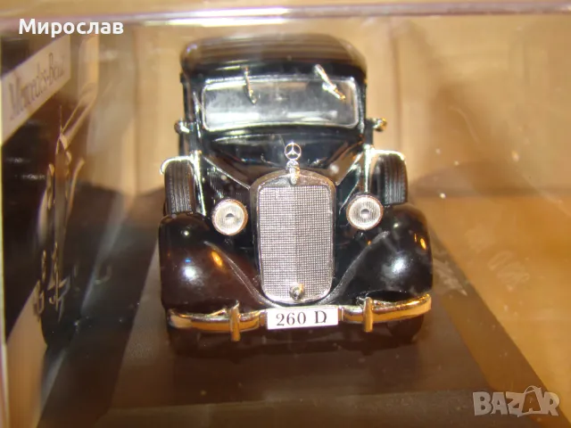 1:43 MERCEDES BENZ 260 D 1938 КОЛИЧКА ИГРАЧКА МОДЕЛ, снимка 4 - Колекции - 48285505