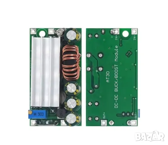 Автоматичен понижаващ/повишаващ DC модул AT30 4-30V към 0.5-30V, снимка 1
