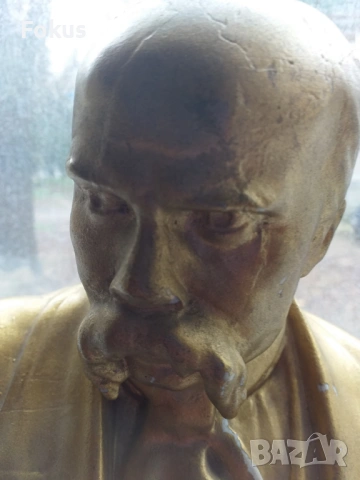 ТОНИРАН ГИПСОВ БЮСТ НА ШЧЕДРИН, снимка 2 - Антикварни и старинни предмети - 53499038