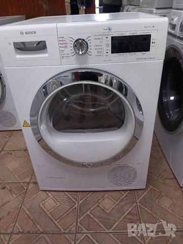 Сушилня с термопомпа Бош Bosch Serie 8 A+++ 9кг 2 години гаранция!, снимка 8 - Сушилни - 51945970