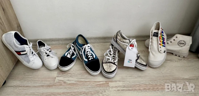 Страхотни кецове Vans, Palladium, TOMMY HILFIGER, снимка 7 - Кецове - 51087582