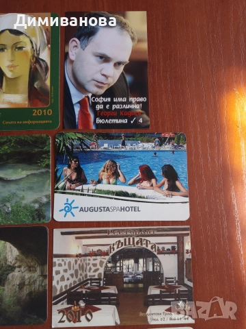 14 малки календарчета от 2010 г., снимка 3 - Колекции - 51631050