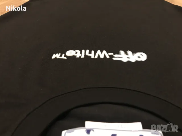 OFF-WHITE™ Spray Helvetica тениска, размер: XL, снимка 9 - Тениски - 48678379