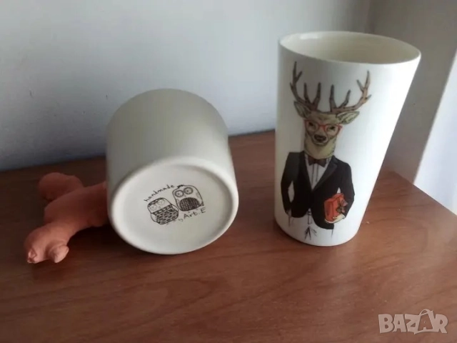 Авторски чаши порцелан , снимка 5 - Чаши - 43006631