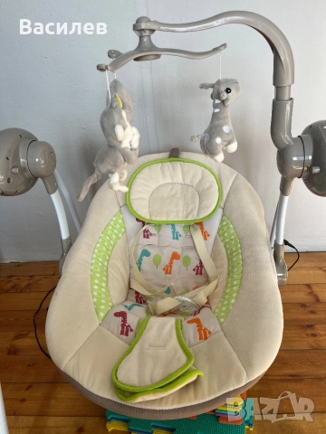 CANGAROO ЕЛЕКТРИЧЕСКА БЕБЕШКА ЛЮЛКА BABY SWING+, снимка 2 - Детски люлки - 52261774