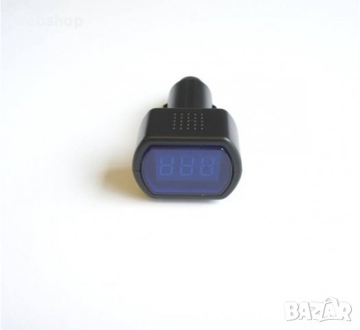 Волтметър за запалка с автомобилна букса(м) 8V/30V