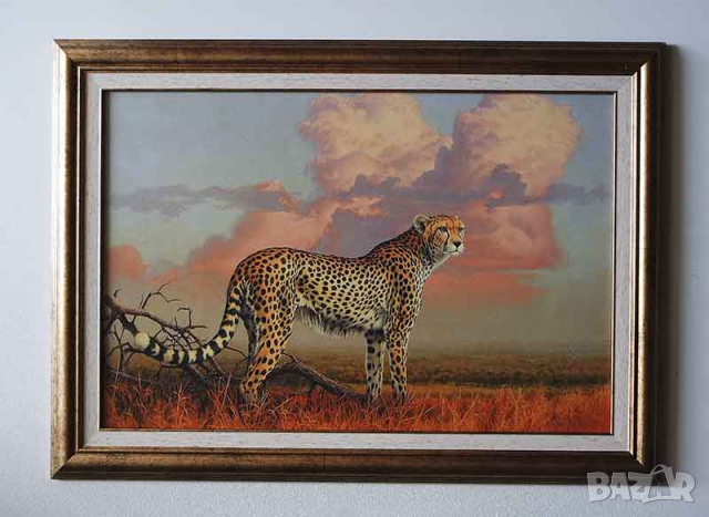 ”Небето на саваната” - гепард, картина 