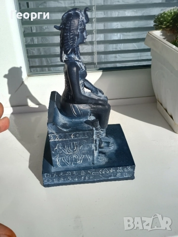 Египетска статуетка-41, снимка 2 - Статуетки - 52476550