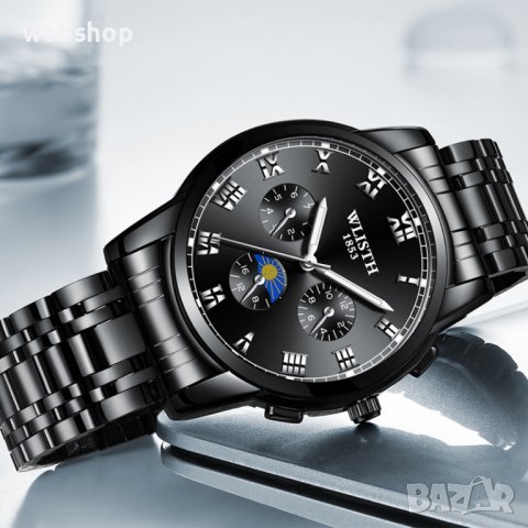 Елегантен Мъжки Часовник , Висококачествена стомана , Водоустойчив , ГАРАНЦИЯ 12 МЕСЕЦА, снимка 1