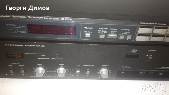 Усилвател+Тунер Technics SU-V2X  ST-Z55AL, снимка 5 - Ресийвъри, усилватели, смесителни пултове - 53681805