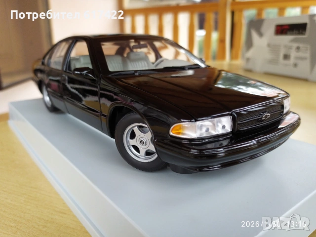 1:18 Метален модел на Chevrolet Impala SS 1996 - UT MODELS, снимка 5 - Колекции - 53282988