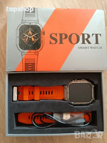 Спортен Смарт мъжки часовник с блутут, водоустойчив 2 инчов HD дисплей, снимка 6 - Друга електроника - 50556573