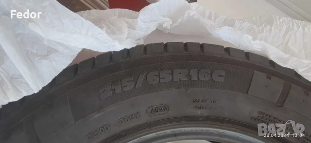 Продавам летни гуми Michelin Agilis 51 R16C 215/65 106/104T 6PR, снимка 3 - Гуми и джанти - 51995865