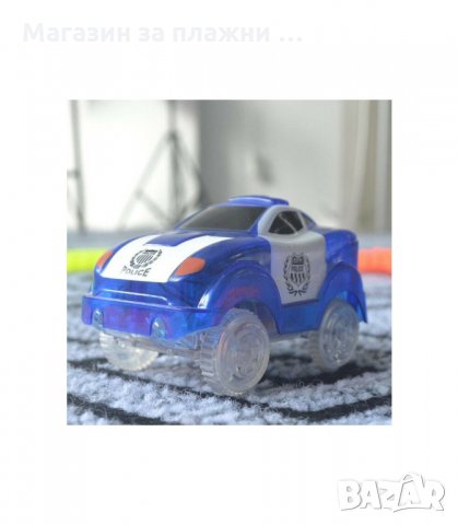 КОЛИЧКА ПОЛИЦЕЙСКА КОЛА ЗА СВЕТЕЩА ПИСТА МЕДЖИК ТРАКС - код 2602, снимка 6 - Коли, камиони, мотори, писти - 34189857