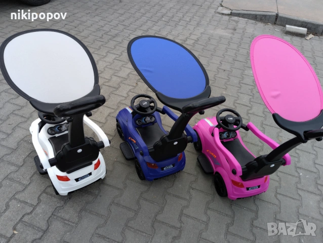 MONI Кола за бутане с дръжка Victory 2в1, снимка 7 - Коли, камиони, мотори, писти - 53564924