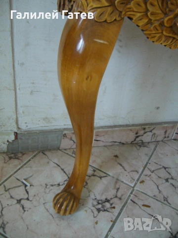 Уникална Конзола с Огледало, снимка 5 - Антикварни и старинни предмети - 53790889