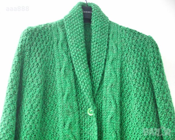 Дамско палто ръчно плетиво, снимка 2 - Палта, манта - 35925318