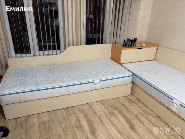 Ъглови легла с ракла, снимка 2 - Спални и легла - 52688444