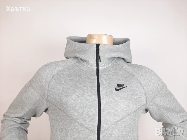 Nike Tech Fleece Windrunner - Оригинално мъжко горнище размер XS, снимка 6 - Спортни дрехи, екипи - 53771481