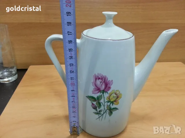 стар български порцелан чайник , снимка 2 - Антикварни и старинни предмети - 49427101