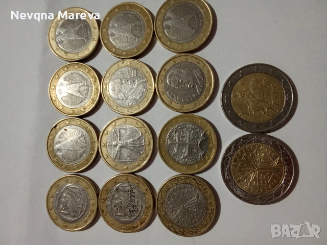 Редки евро монети и юбилейни бг монети, снимка 3 - Нумизматика и бонистика - 53143835