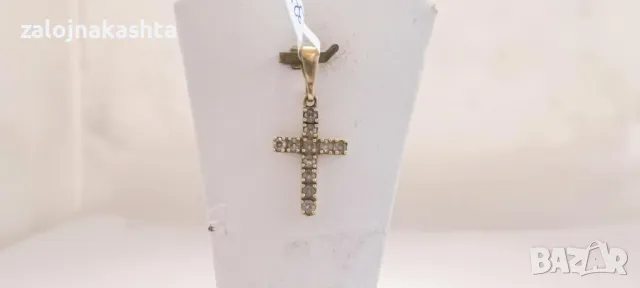 Златен кръст-1,74гр/14кр, снимка 2 - Колиета, медальони, синджири - 49489761