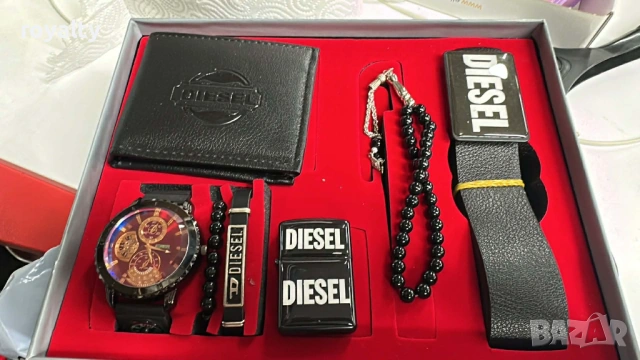 Diesel Мъжки Подаръчен Комплект Сет От 7 Части Нов
