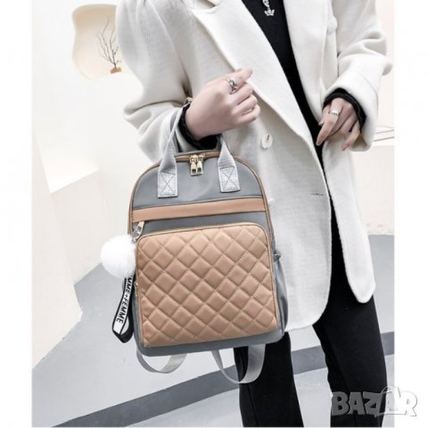 Дамска раница Femme Grey, снимка 3 - Раници - 41479257