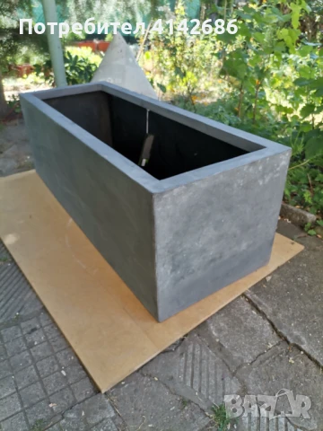 Дизайнерска саксия JUMBO JORT сива, снимка 10 - Саксии и кашпи - 50806750