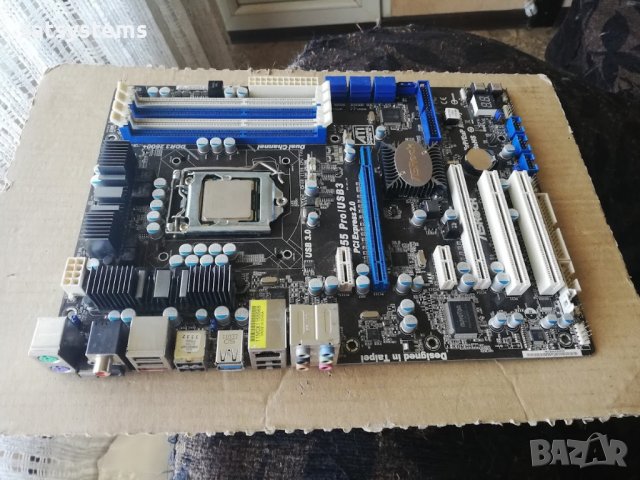 Дънна платка ASRock P55 Pro/USB3 Socket LGA1156, снимка 2 - Дънни платки - 41690852